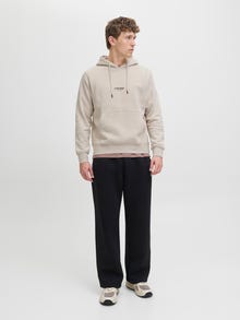 Jack & Jones Hoodie -Moonbeam - 12278789