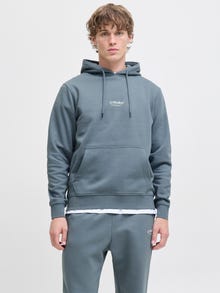 Jack & Jones Printet Hættetrøje -Stormy Weather - 12278789