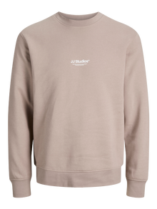 Jack & Jones Printed Sweatshirts -Mocha Meringue - 12278791