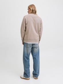 Jack & Jones Tryck Sweatshirt -Mocha Meringue - 12278791