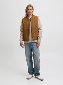 Jack & Jones Printed Sweatshirts -Mocha Meringue - 12278791