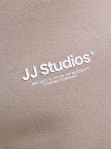 Jack & Jones Tryck Sweatshirt -Mocha Meringue - 12278791