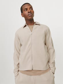 Jack & Jones Relaxed Fit Overshirt -Moonbeam - 12278808
