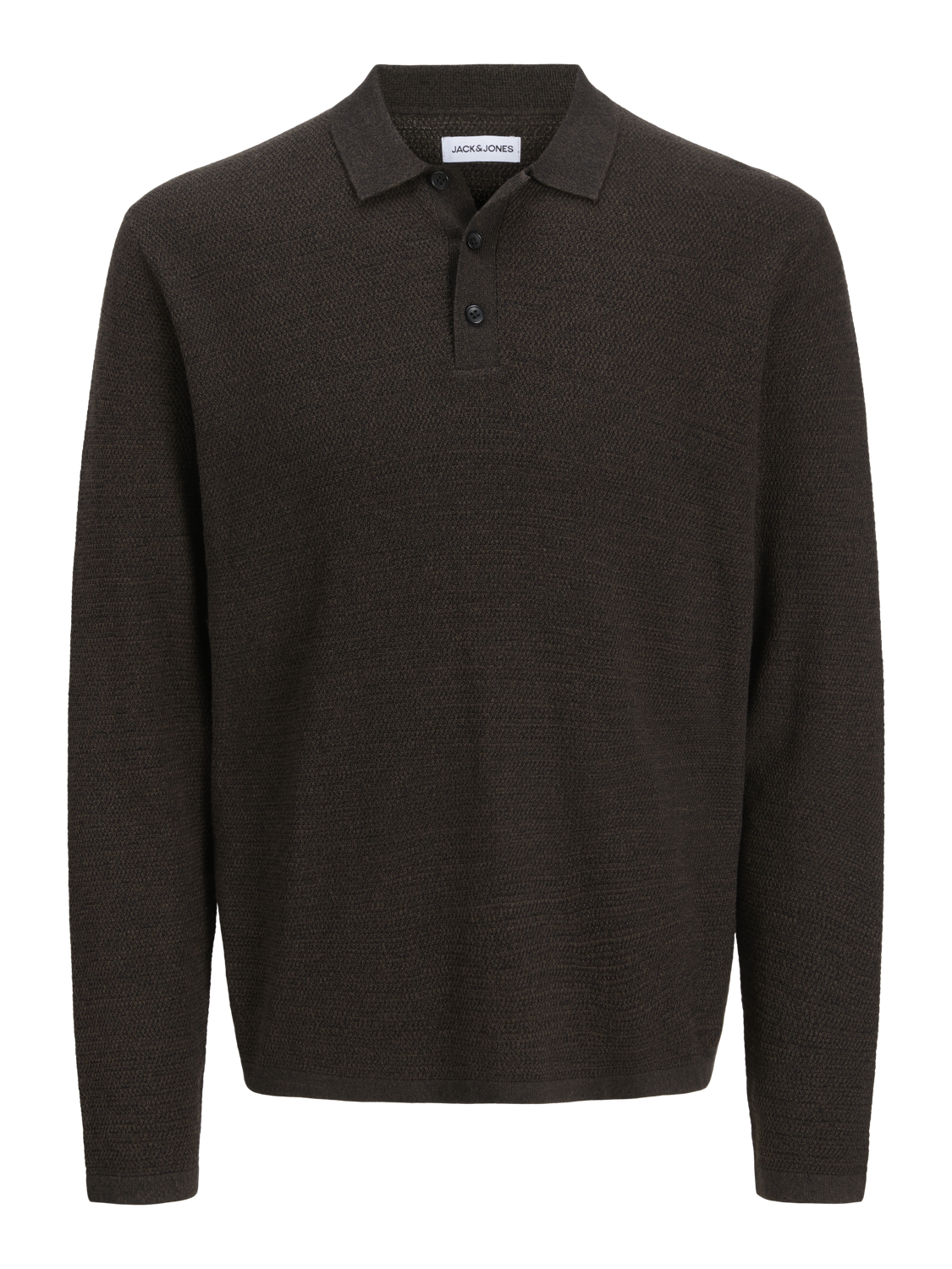 Thumbnail - Einfarbig Gestricktes Polo