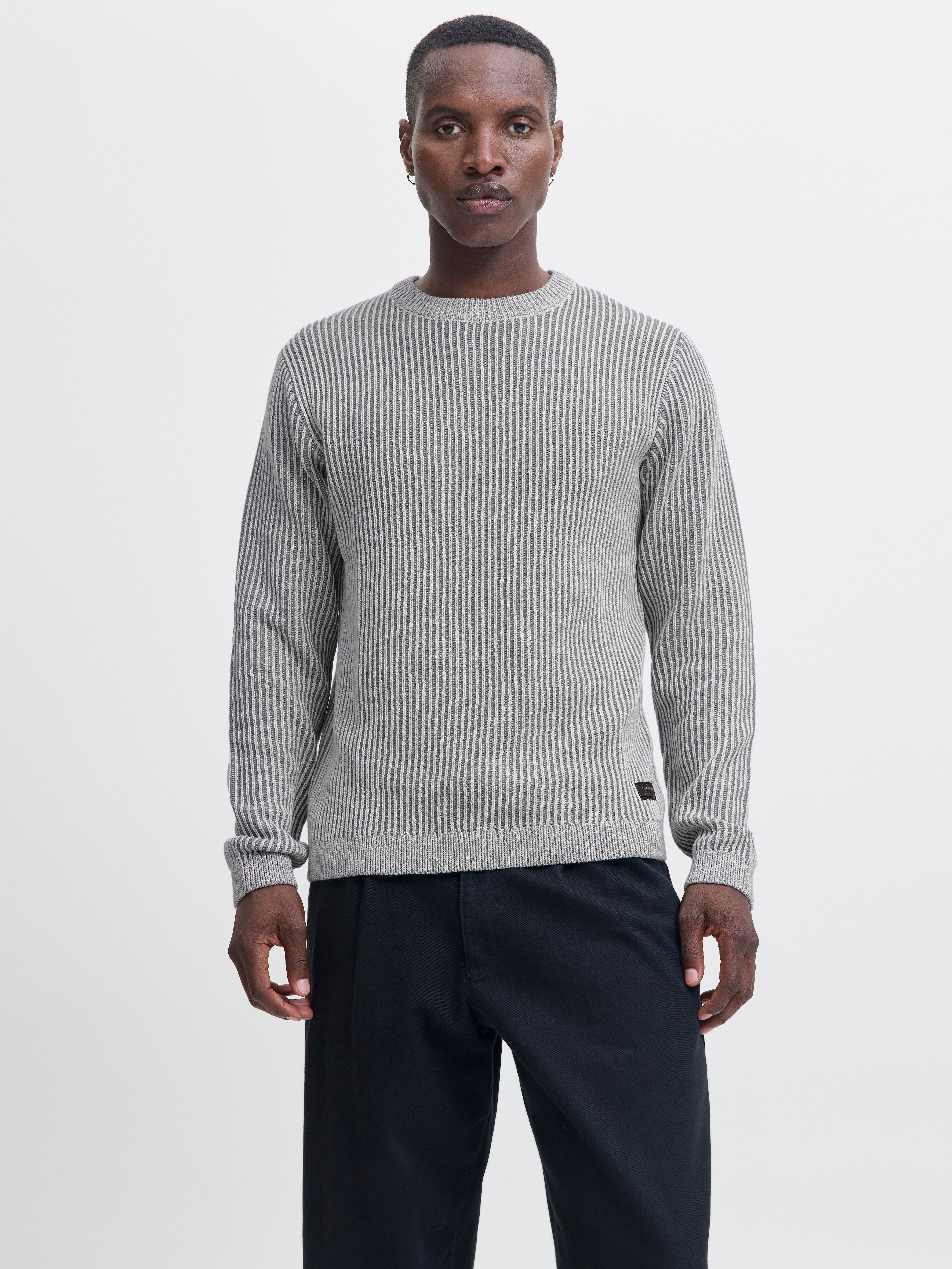 Thumbnail - Einfarbig Strickpullover
