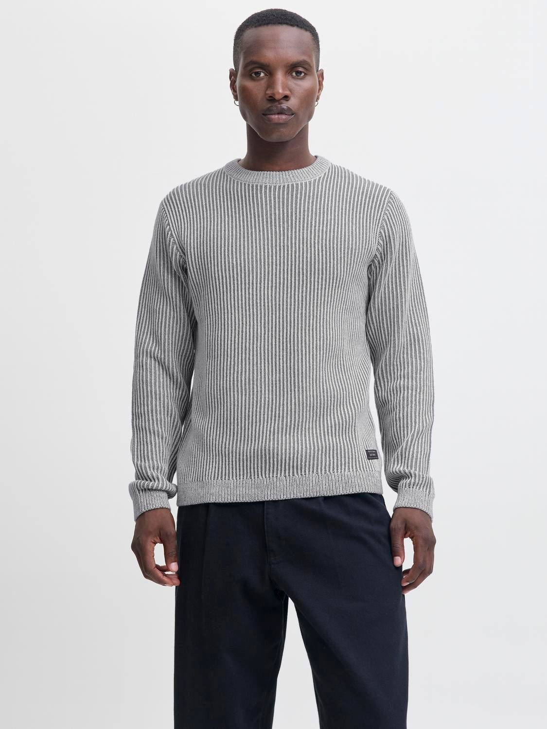 Thumbnail - Einfarbig Strickpullover