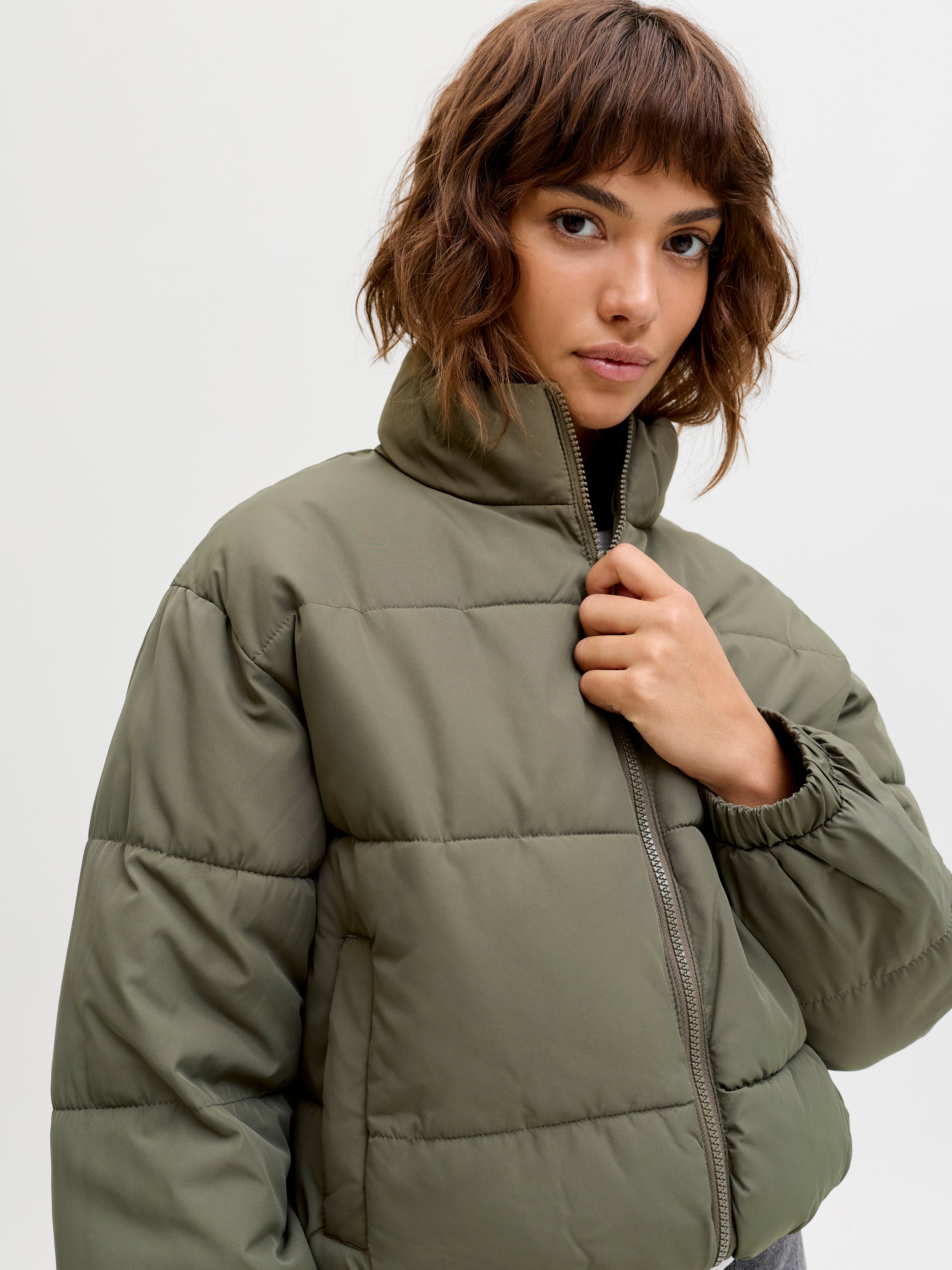 JXTRACY Puffer jacket | Dark Green | JJXX®
