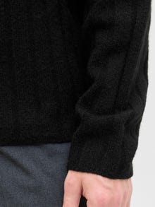 Jack & Jones Relaxed Fit Crew neck Pullover -Black - 12278903
