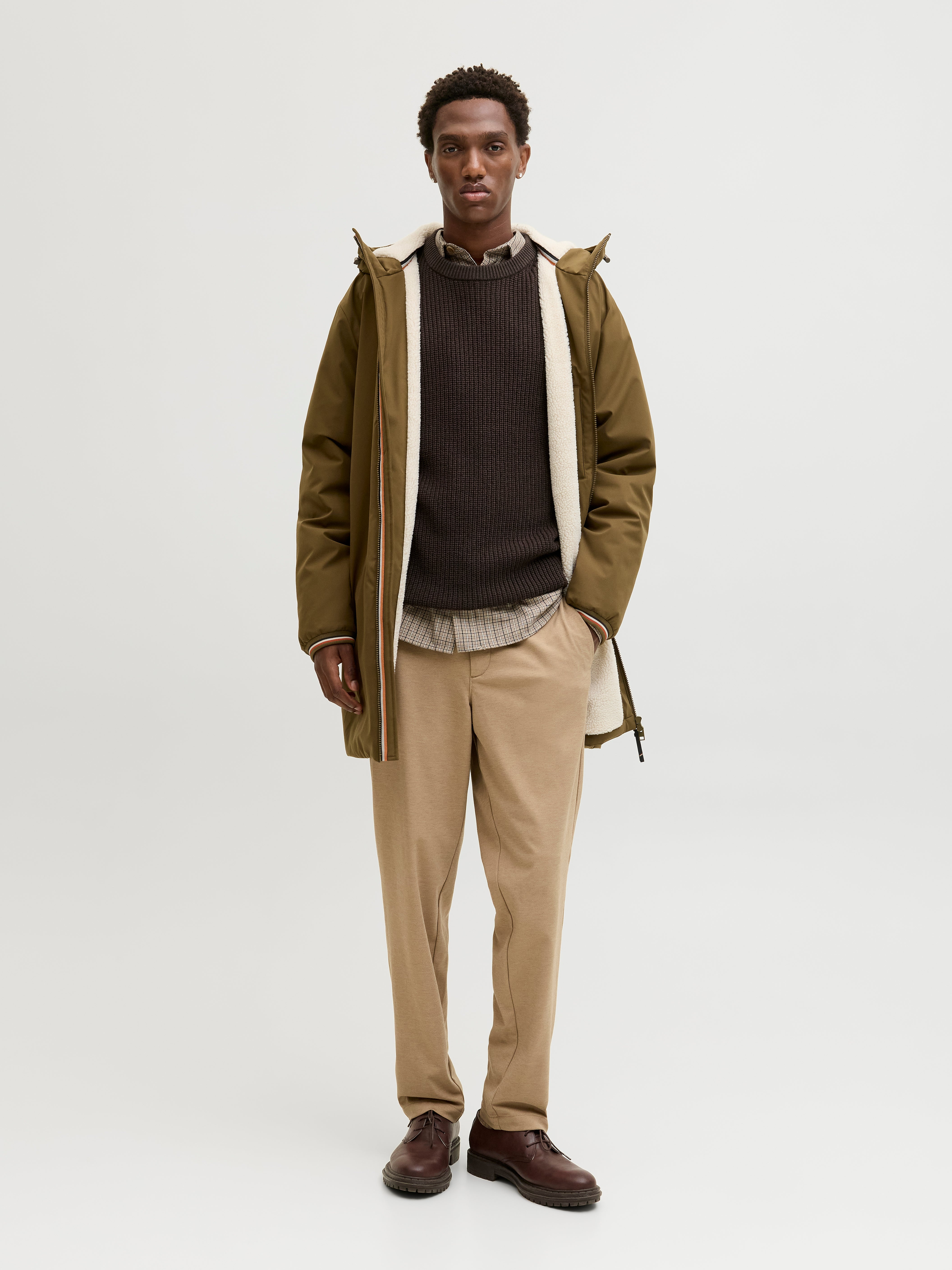 Thumbnail - Einfarbig Strickpullover