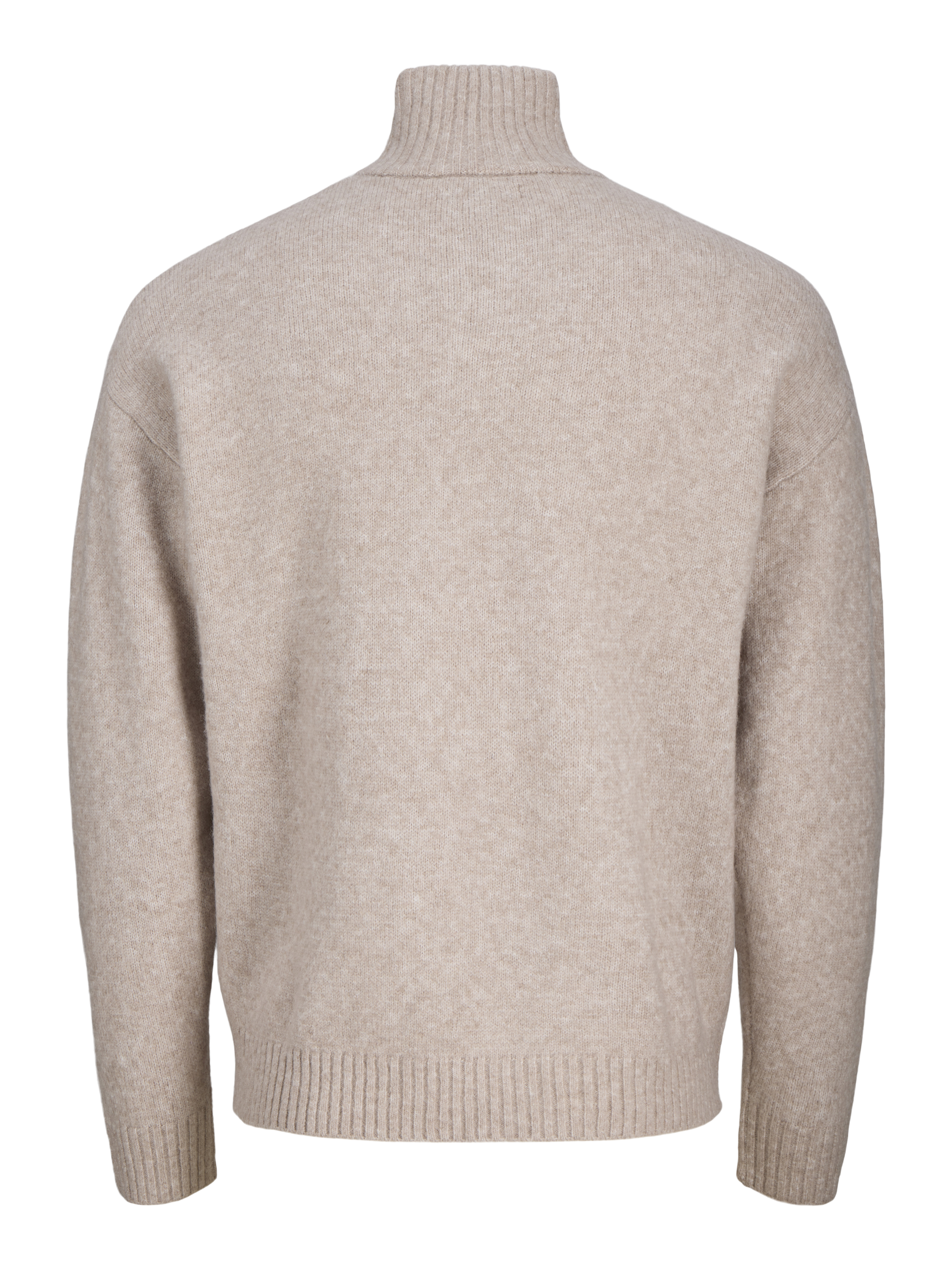 Thumbnail - Einfarbig Sweatshirt Mit Halbem Reißverschluss