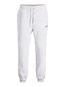 Jack & Jones Regular Fit Joggers -White Melange - 12278943
