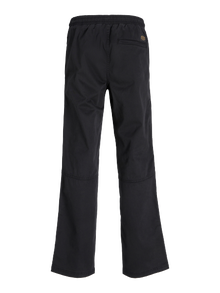 Jack & Jones Hlače s širokim krojem Mladinci -Black - 12278951