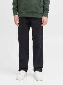 Jack & Jones Laisvo kirpimo kelnės Jaunimui -Black - 12278951