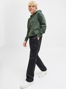 Jack & Jones Laisvo kirpimo kelnės Jaunimui -Black - 12278951