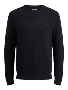 Jack & Jones Yksivärinen Neulepusero -Black - 12278962