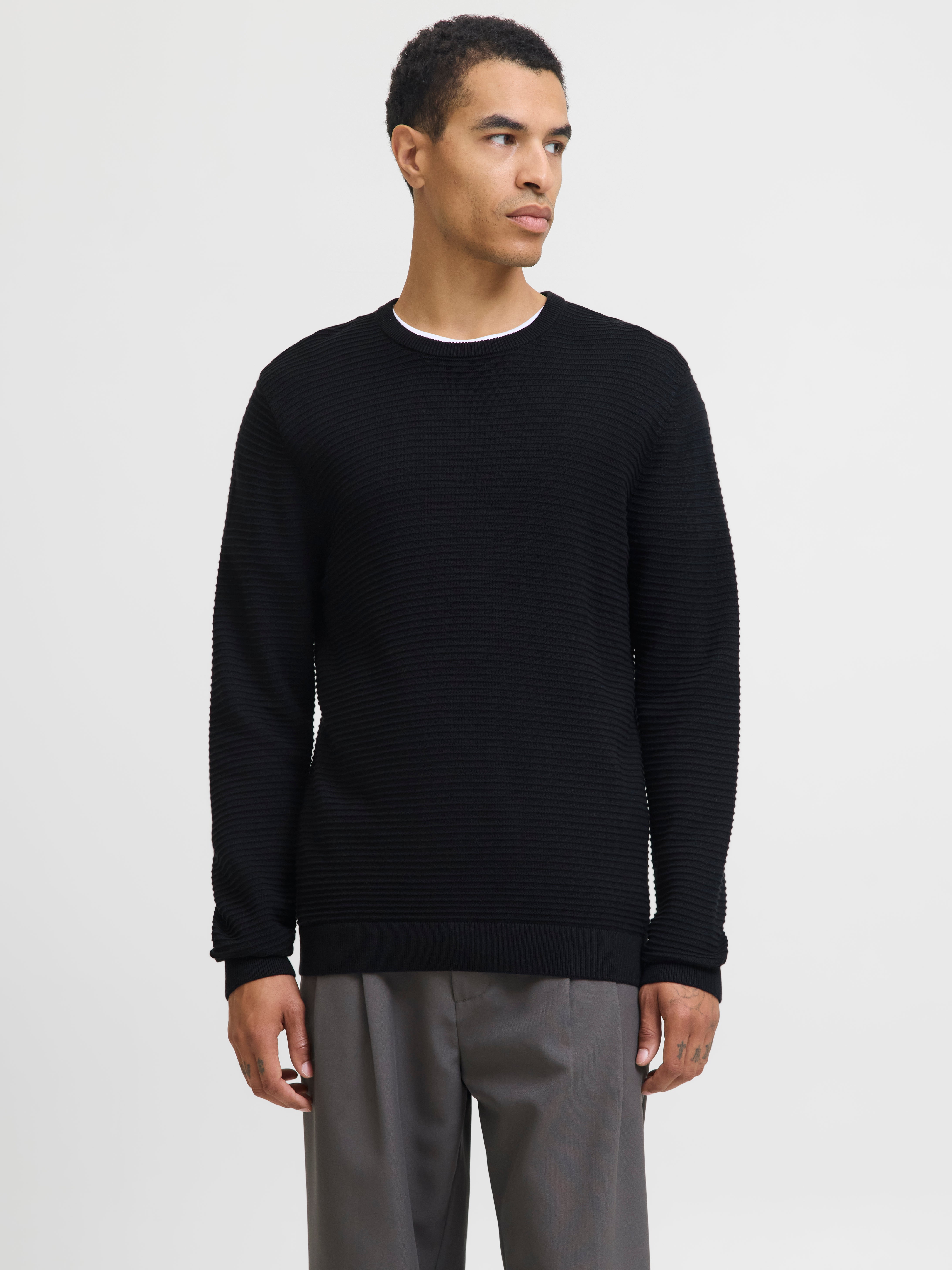 Thumbnail - Einfarbig Strickpullover