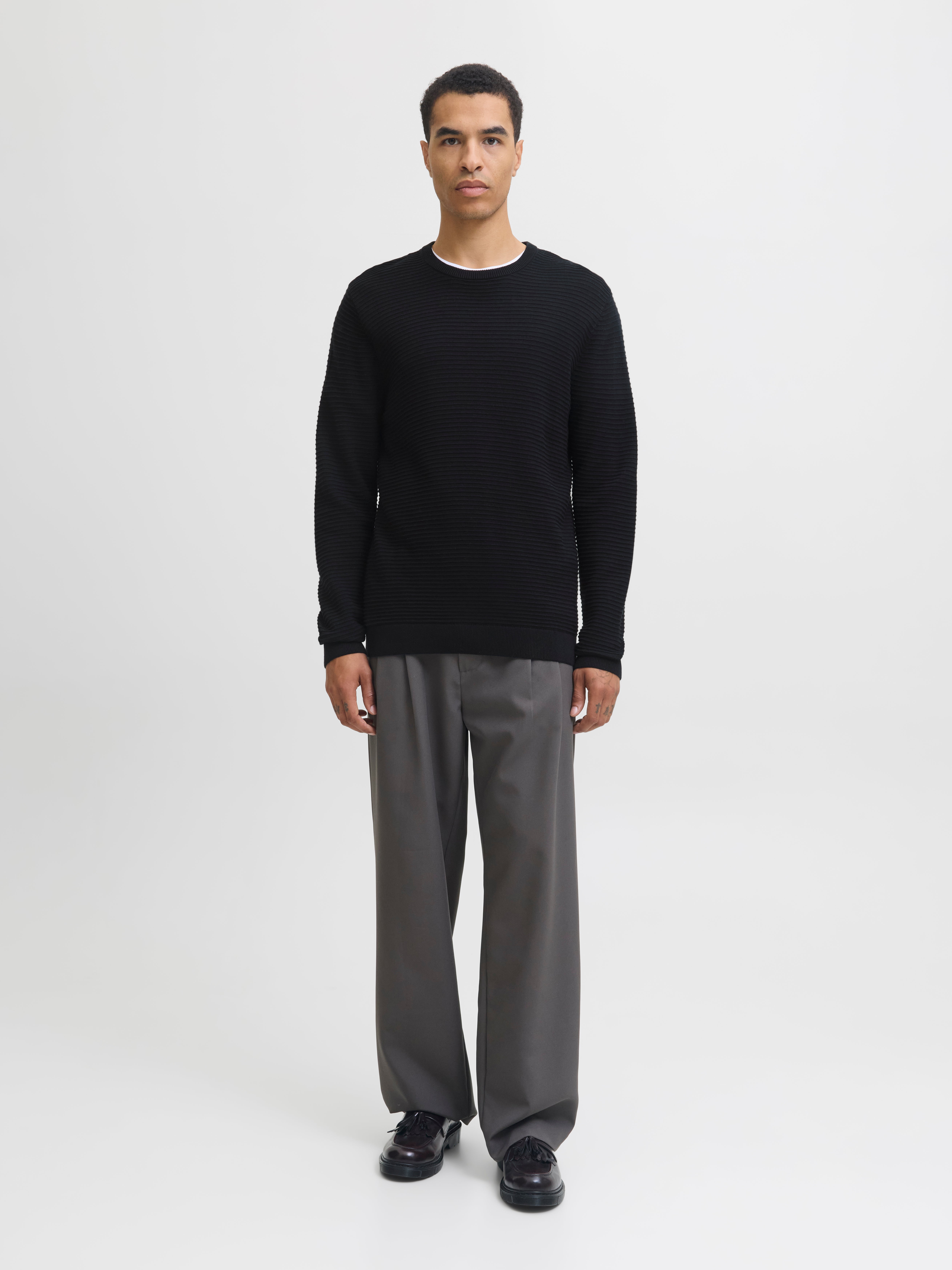 Thumbnail - Einfarbig Strickpullover