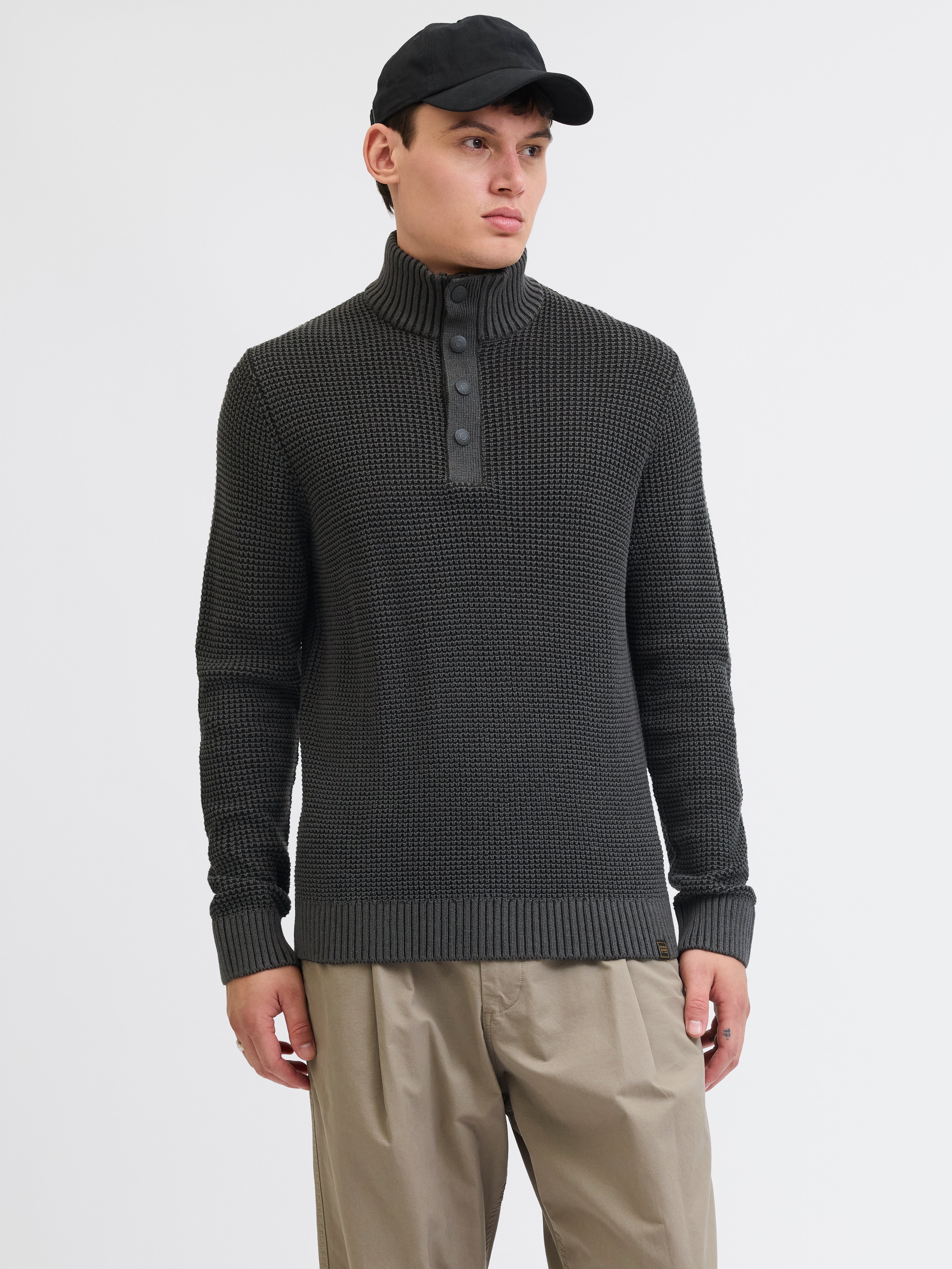 Thumbnail - Einfarbig Strickpullover