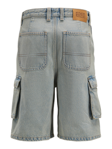 Jack & Jones Krój baggy Krótkie bojówki Junior -Blue Denim - 12278977