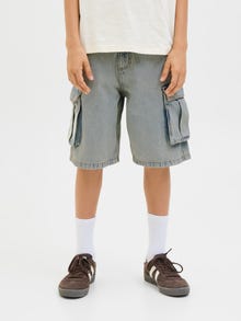 Jack & Jones Bagijs Fit Kravas šorti JUNIOR -Blue Denim - 12278977