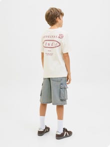 Jack & Jones Bagijs Fit Kravas šorti JUNIOR -Blue Denim - 12278977