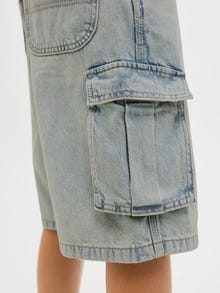 Jack & Jones Bagijs Fit Kravas šorti JUNIOR -Blue Denim - 12278977