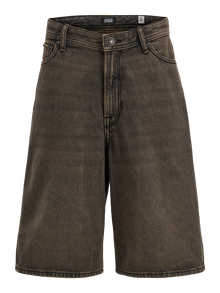 Jack & Jones Calções de Ganga Baggy fit Junior -Black Denim - 12278978