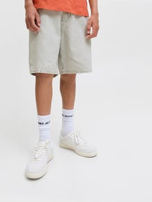 Jack & Jones Loose Fit Short en denim Junior -Ecru - 12278982