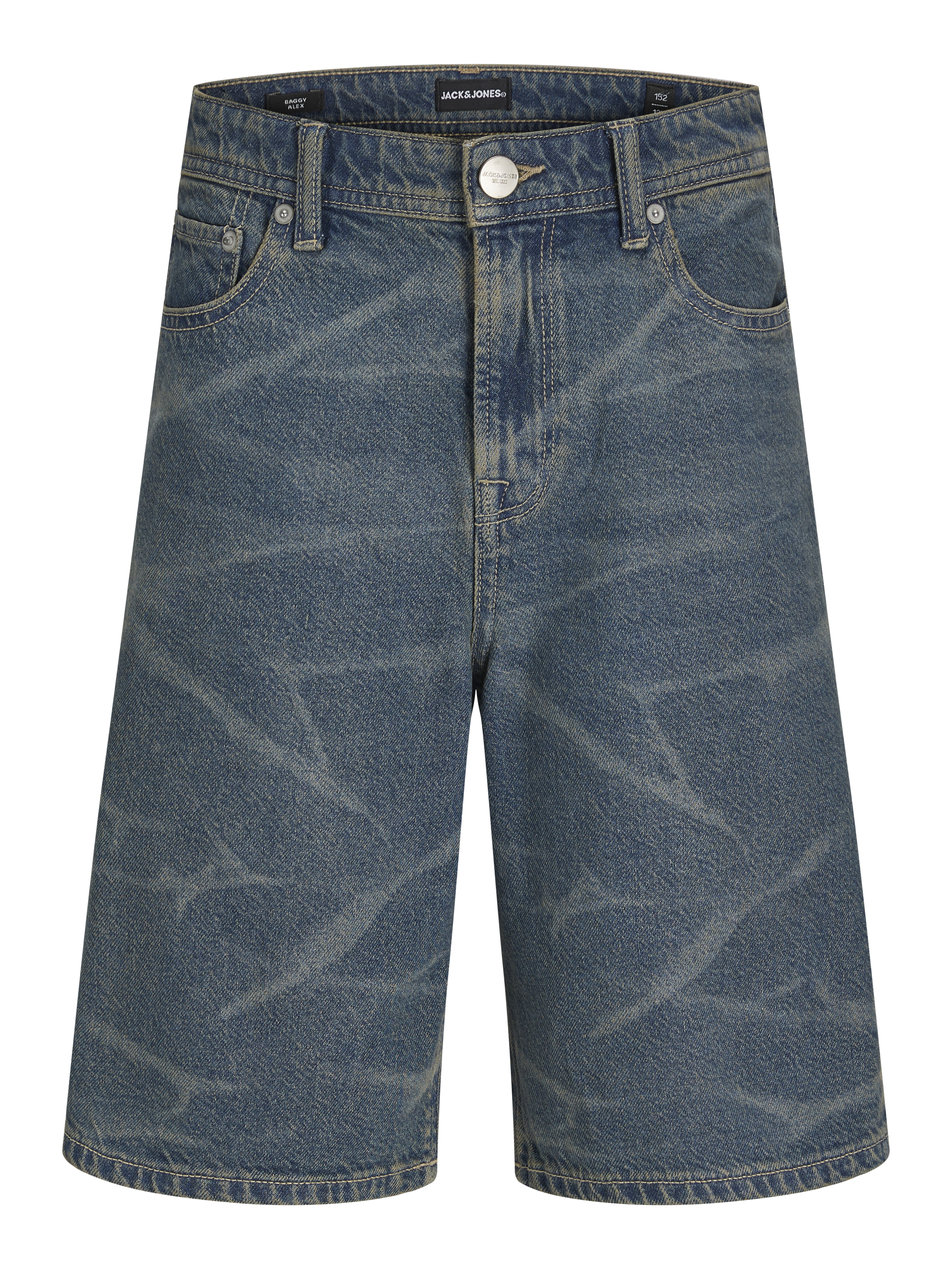 Thumbnail - Baggy Fit Jeans-shorts Junior