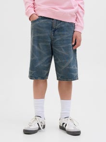 Jack & Jones Bagijs Fit Džinsa šorti JUNIOR -Blue Denim - 12278988