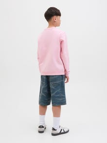 Jack & Jones Bagijs Fit Džinsa šorti JUNIOR -Blue Denim - 12278988