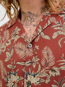Jack & Jones Laisvas kirpimas Marškiniai -Tandoori Spice - 12278994