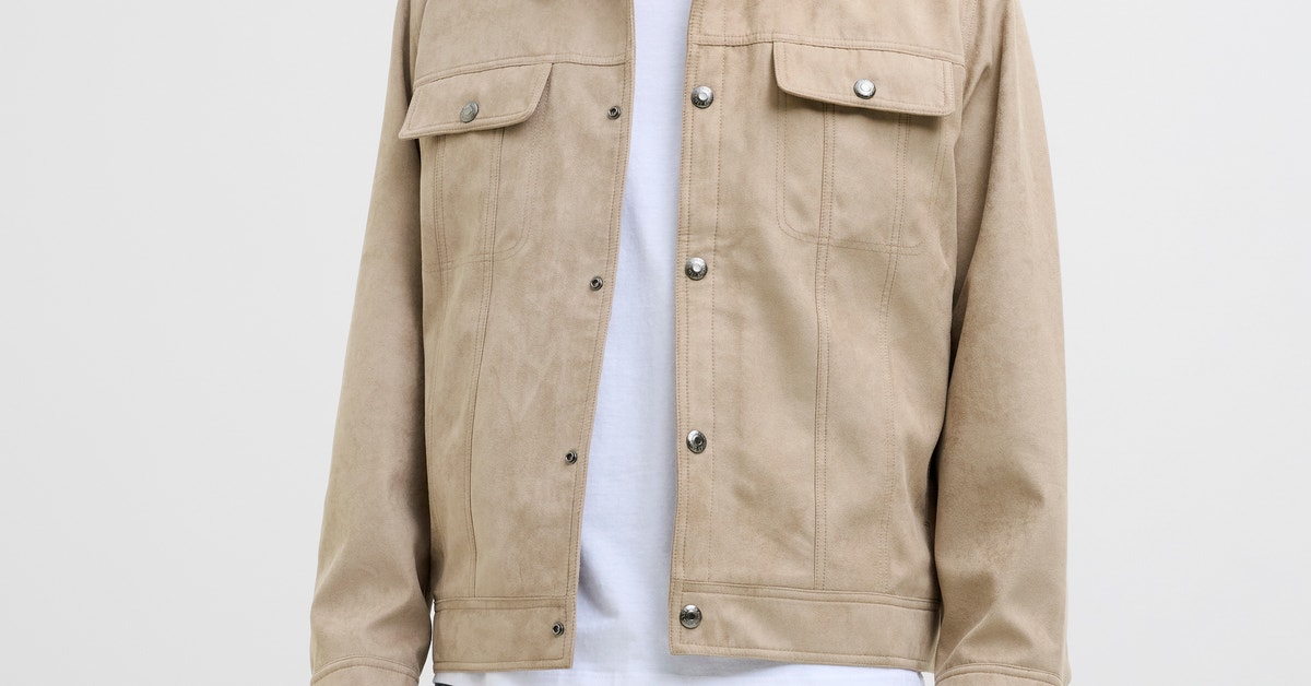 Veste Homme Cuir Veste En Daim Synthétique | Noir | Jack & Jones Blouson Simili Cuir Veste Homme Cuir Veste En Daim Synthétique | Noir | Jack & Jones Blouson Simili Cuir