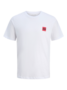 Jack & Jones Logo T-shirt -White - 12279100