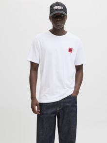 Jack & Jones Logo T-shirt -White - 12279100