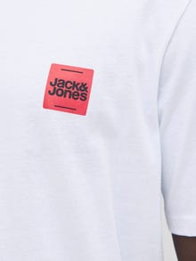 Jack & Jones Logo T-shirt -White - 12279100