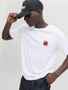 Jack & Jones Logo T-shirt -White - 12279100