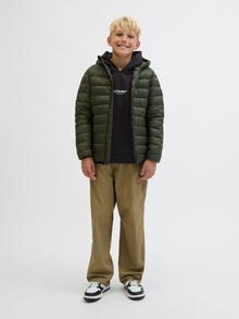 Jack & Jones Felpa con cappuccio Stampato Junior -Black - 12279109