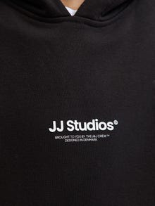 Jack & Jones Felpa con cappuccio Stampato Junior -Black - 12279109