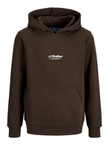 Jack & Jones Potištěný Mikina s kapucí Juniorské -Delicioso - 12279109