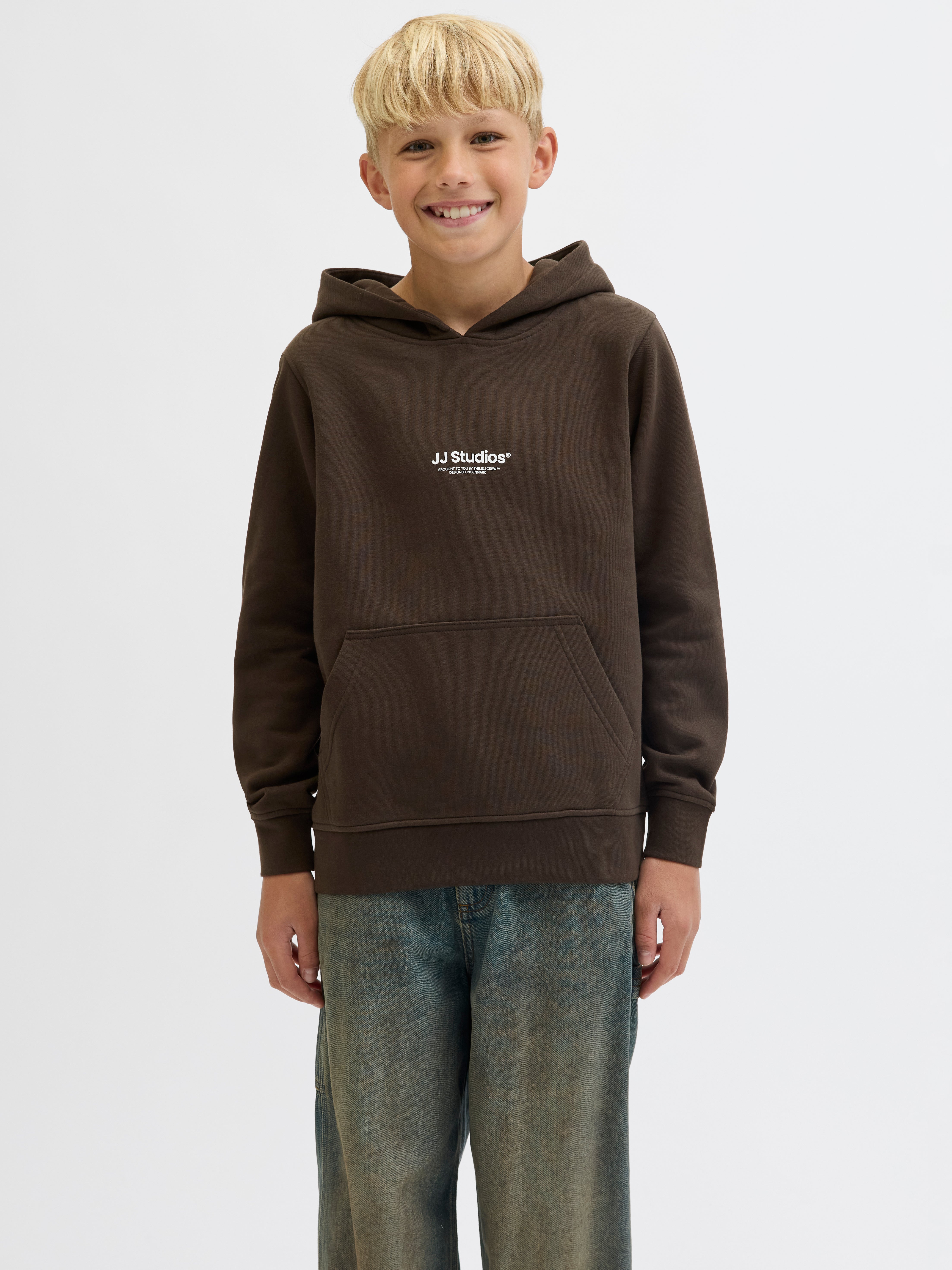 Thumbnail - Gedruckt Kapuzenpullover Junior