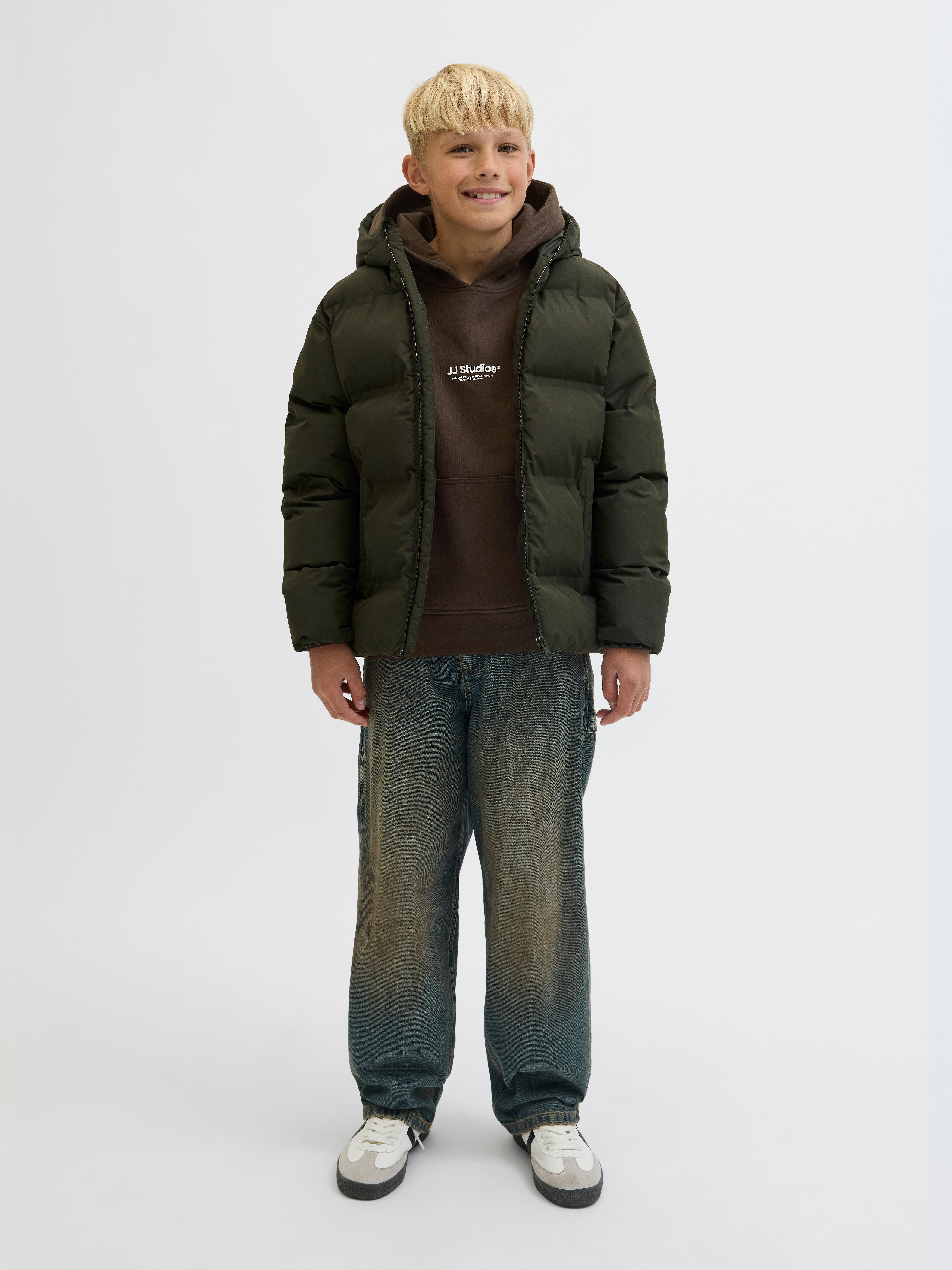 Thumbnail - Gedruckt Kapuzenpullover Junior