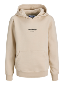 Jack & Jones Sudadera con capucha Estampado Junior -Moonbeam - 12279109
