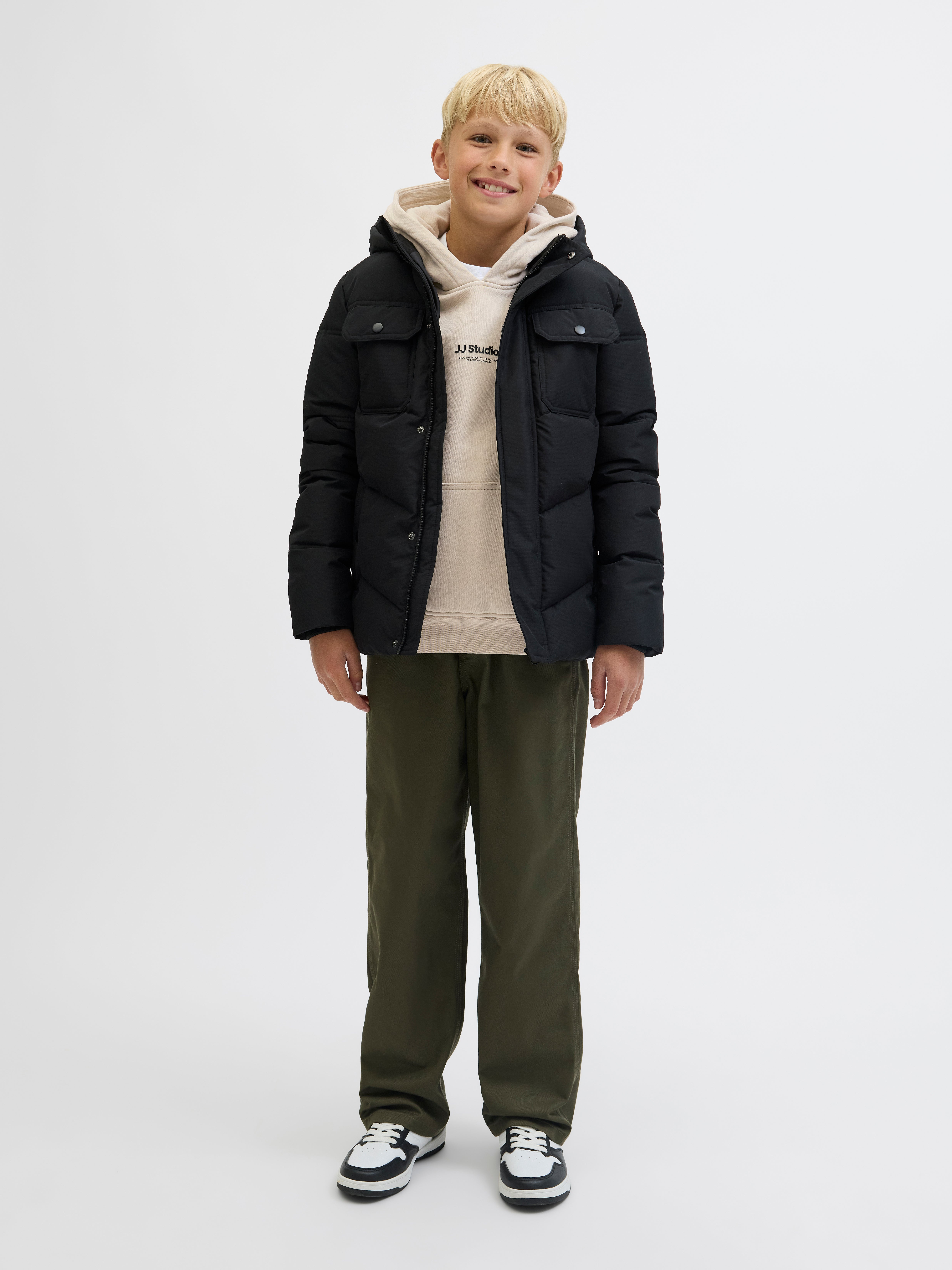 Thumbnail - Gedruckt Kapuzenpullover Junior