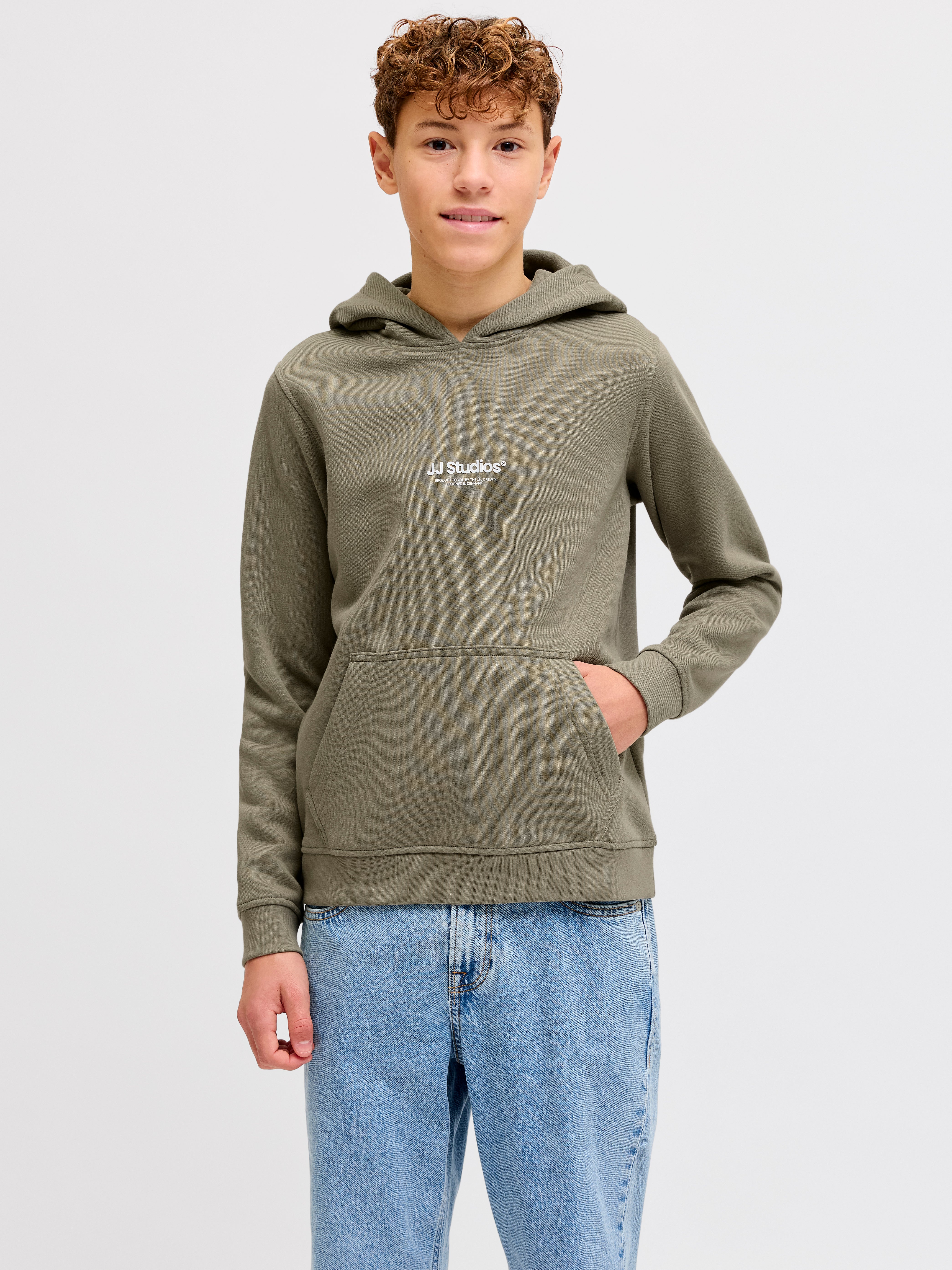 Thumbnail - Gedruckt Kapuzenpullover Junior