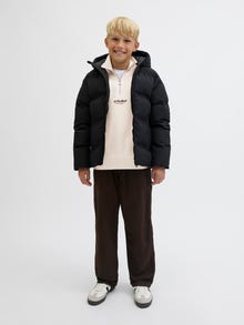 Jack & Jones Tryck Sweatshirt Junior -Moonbeam - 12279117