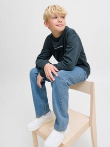 Jack & Jones JJICHRIS JJORIGINAL SQ 267 JNR Jean coupe décontractée Junior -Blue Denim - 12279140