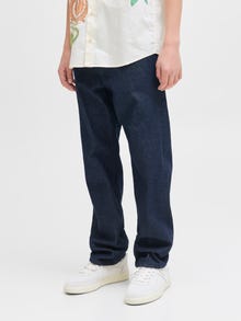 Jack & Jones JJICHRIS JJORIGINAL SQ 268 JNR Kavbojke s širokim krojem Mladinci -Blue Denim - 12279143