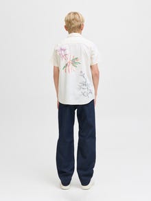 Jack & Jones JJICHRIS JJORIGINAL SQ 268 JNR Kavbojke s širokim krojem Mladinci -Blue Denim - 12279143