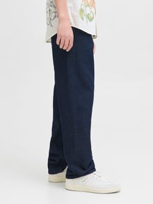 Jack & Jones JJICHRIS JJORIGINAL SQ 268 JNR Kavbojke s širokim krojem Mladinci -Blue Denim - 12279143
